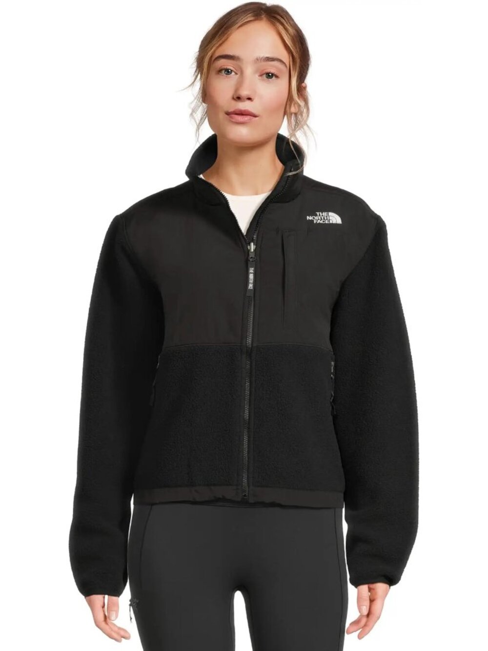 North Face Retro Denali Fleece Black Jacket (Small)